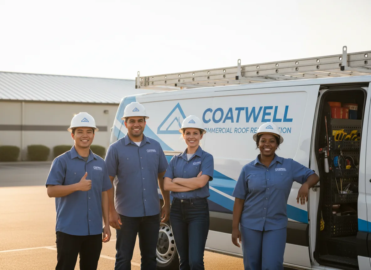 Commercial roof coating company in Auburn, WV